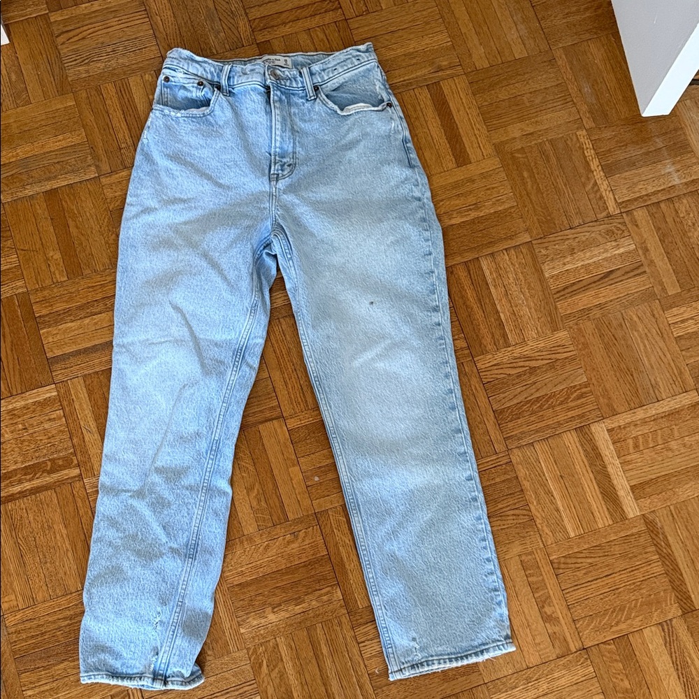 Abercrombie & Fitch Women's 90s Straight Ultra High Rise